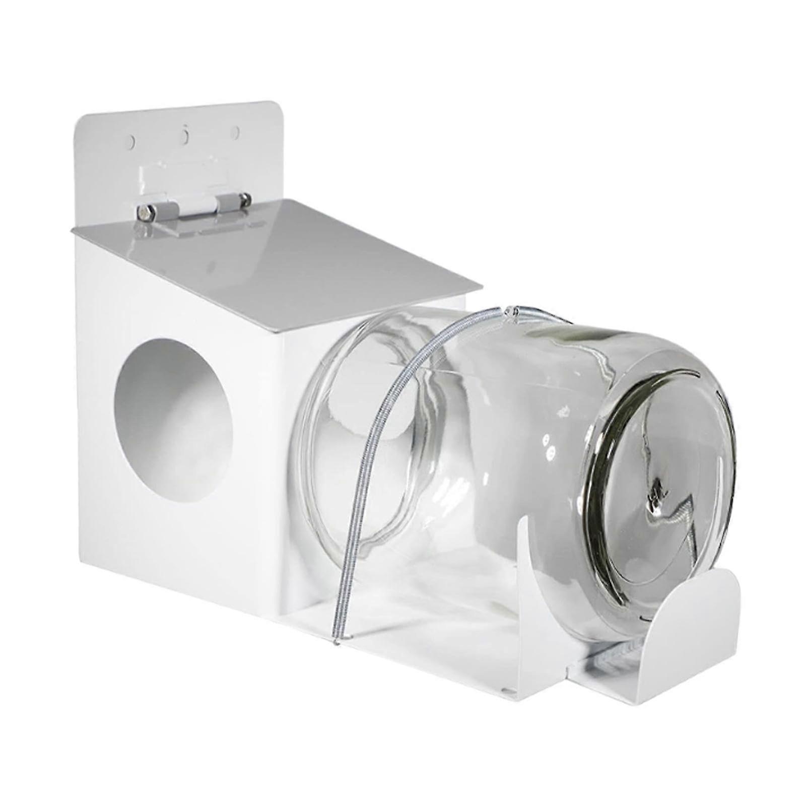 Squirrel Feeder with Large Peanut Storage, Weatherproof Backyard Wildlife Viewing Station