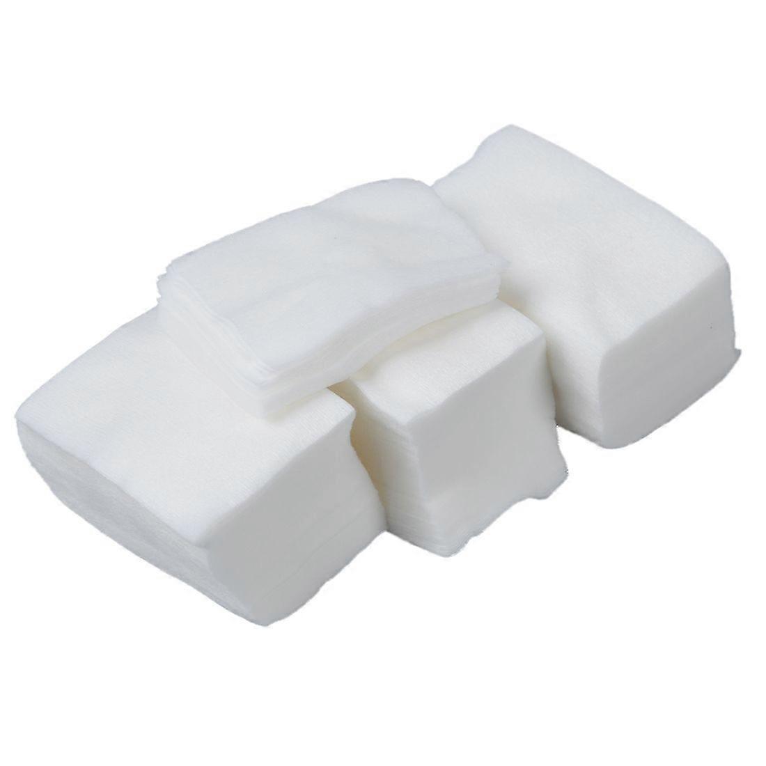 320pcs Lady White Rectangular Face Cleaning Cotton Pads