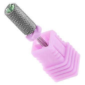 Nagelfräser aus Wolframstahl, Maniküre-Werkzeug für violettes Polieren