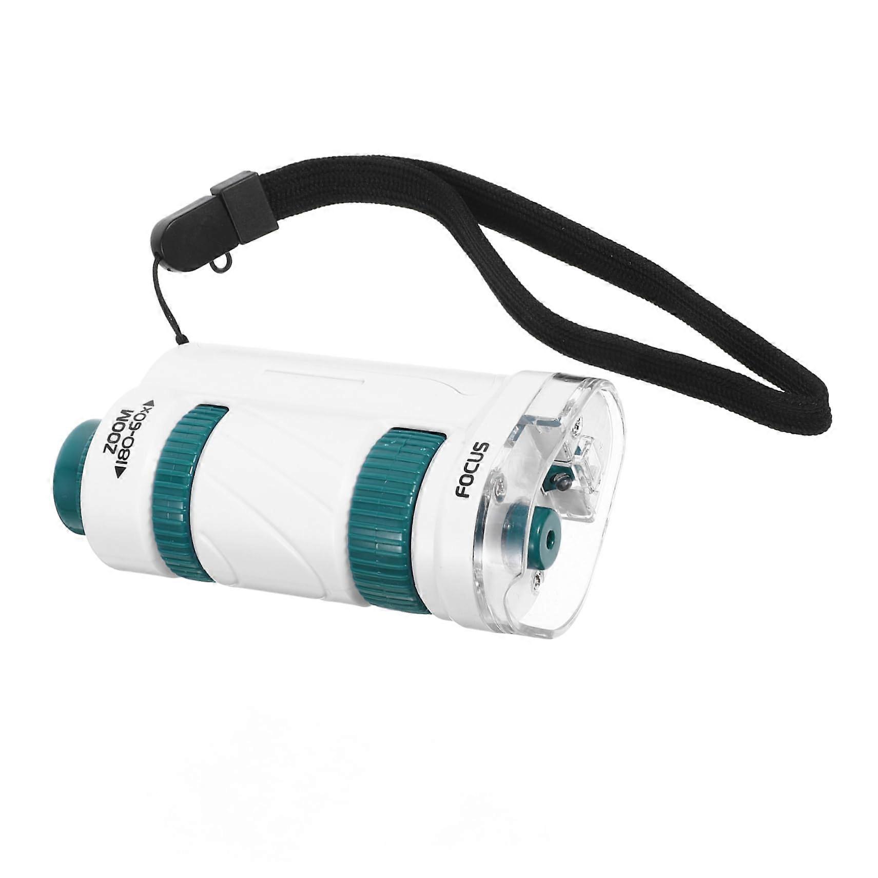 Portable Handheld Microscope for Students Kids Science Experiments with LED Light Durable Build