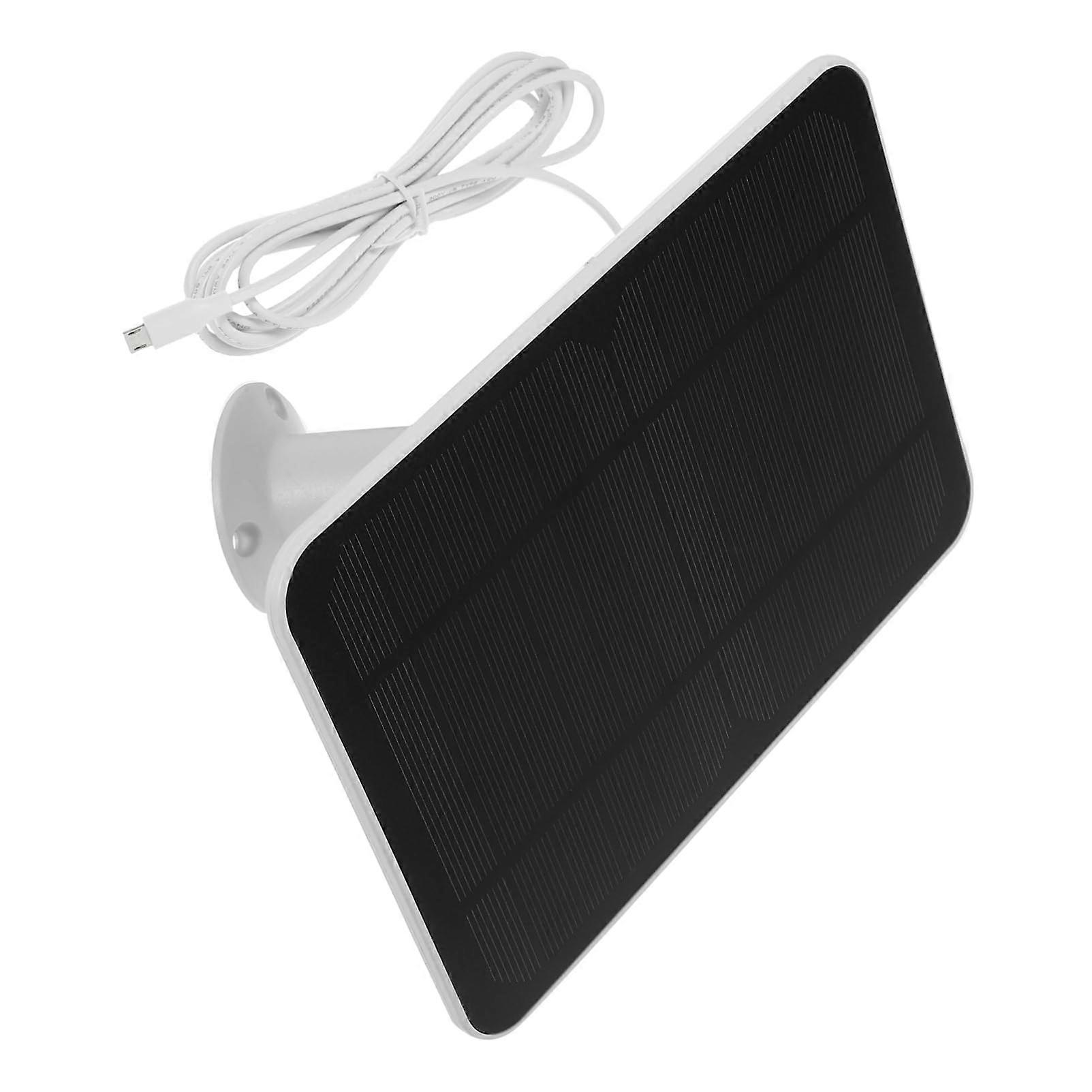 Solar Panel for Security Camera with USB Charger, Weatherproof Outdoor Continuous Power Supply