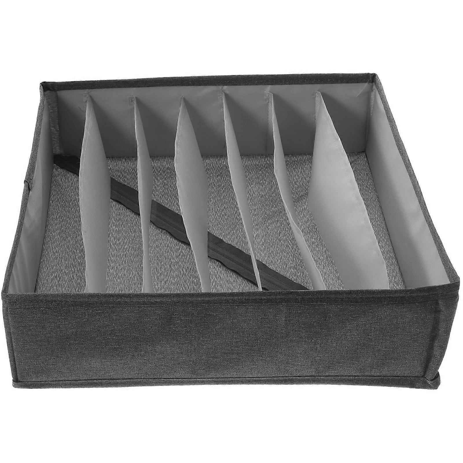 Underwear Drawer Organizer for Closet Storage Boxes Grey