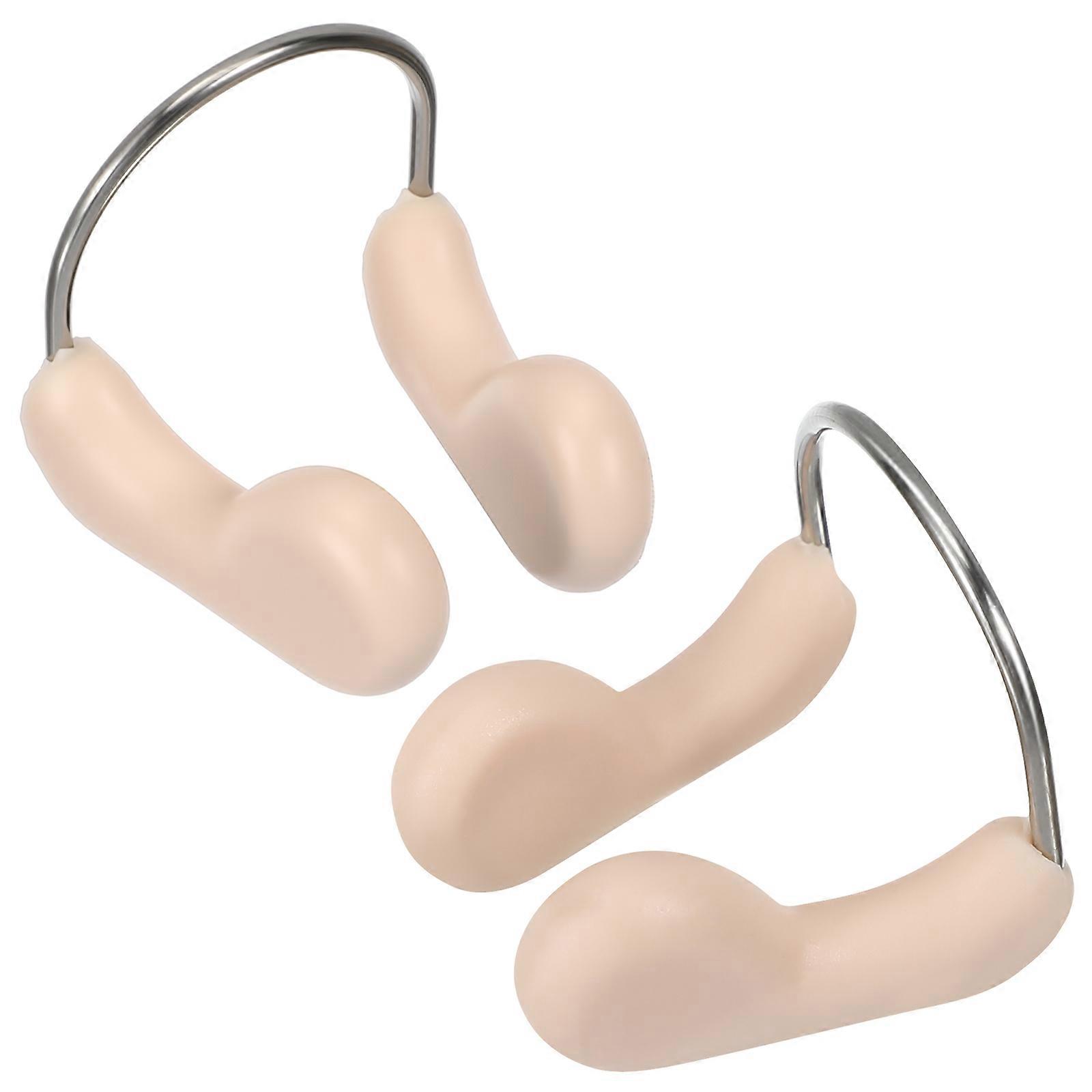 Swimming Nose Clip Tpr for Protection 2Pcs Comfortable Use