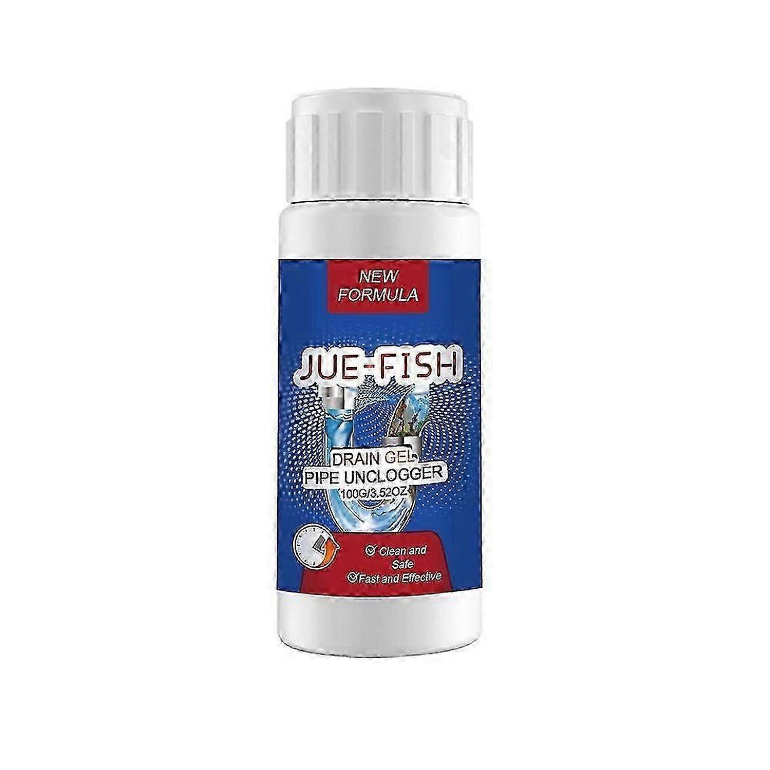 JUE-FISH Pipe Unblocking Agent Cleans And Dissolves Odor In Kitchen And Bathroom