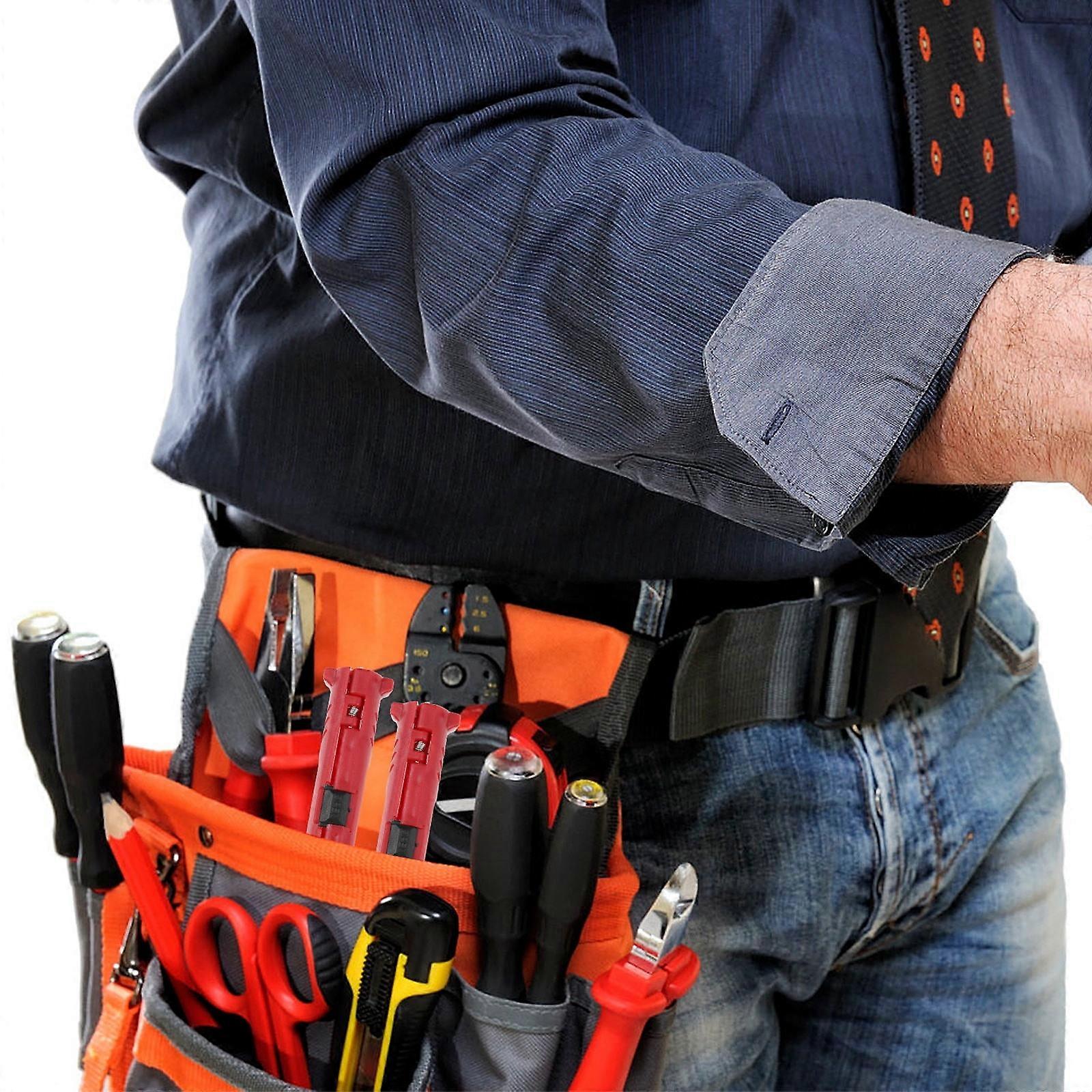 2Pcs Multi-Functional Wire Handling Tool for Electrical Work 3.8x0.9in