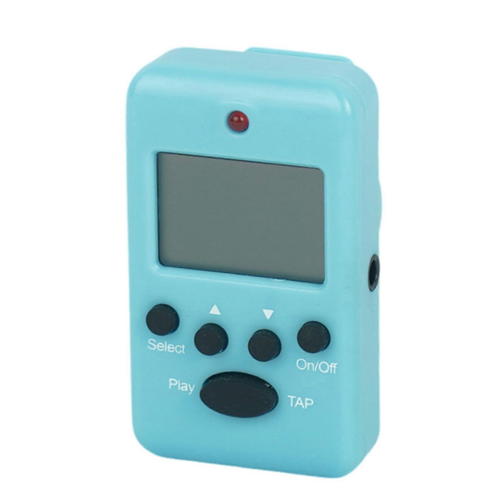 Digital Metronome with LCD Display for Guitar Practice and Performance, Precise Tempo Control
