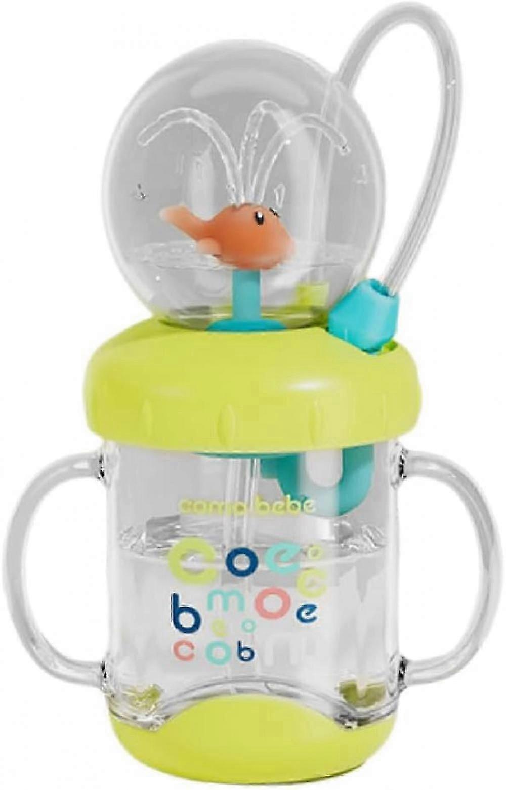 Drinking Cup With Whale Squirt, Weighted Sippy Cups With Adjustable Straps