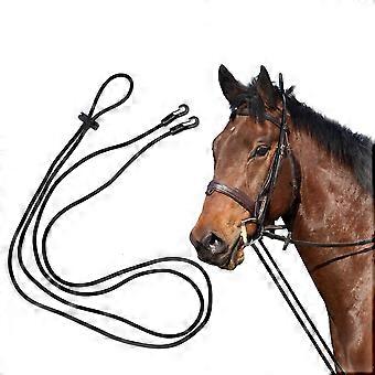 Horse Reins, Adjustable Horse Reins Training Rope Elastic Neck Stretcher Bridles for Horses Equestrian Reins
