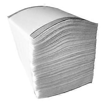 300PCS Nonwoven Sheets Foldable Type Makeup Remover Pads Facial Skin Care Cloth Piece for Home Salon Use(10CM White)