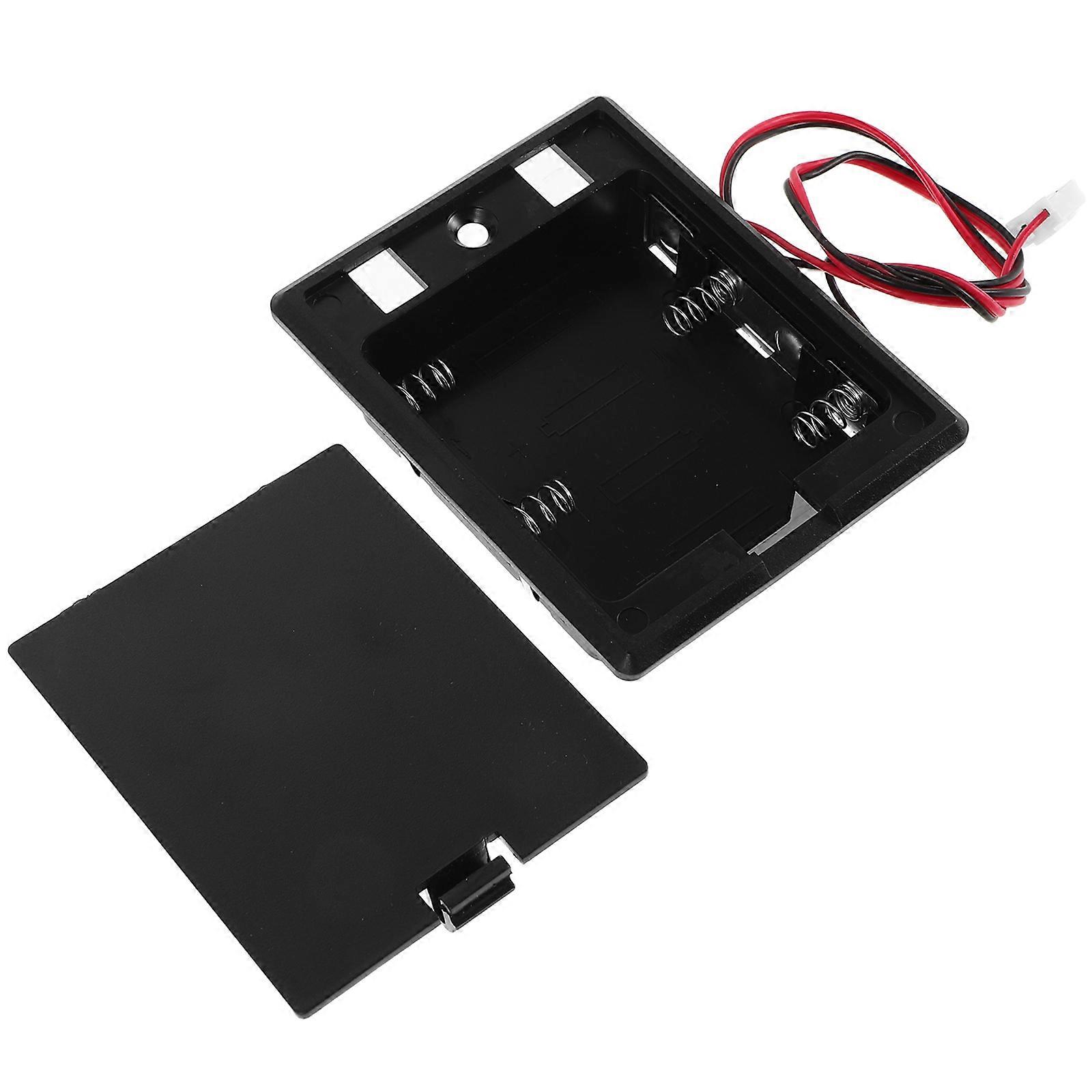 Safe Box Battery Box Aa Battery Holder for Replacement Plastic Case
