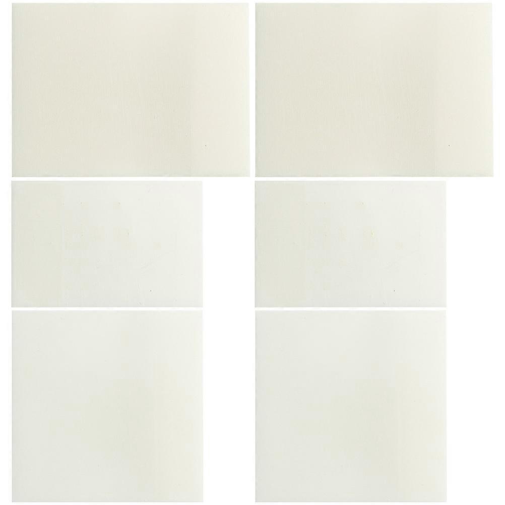Transparent Sticky Tabs Note Pads for Office Use 6Pcs 50 Sheets