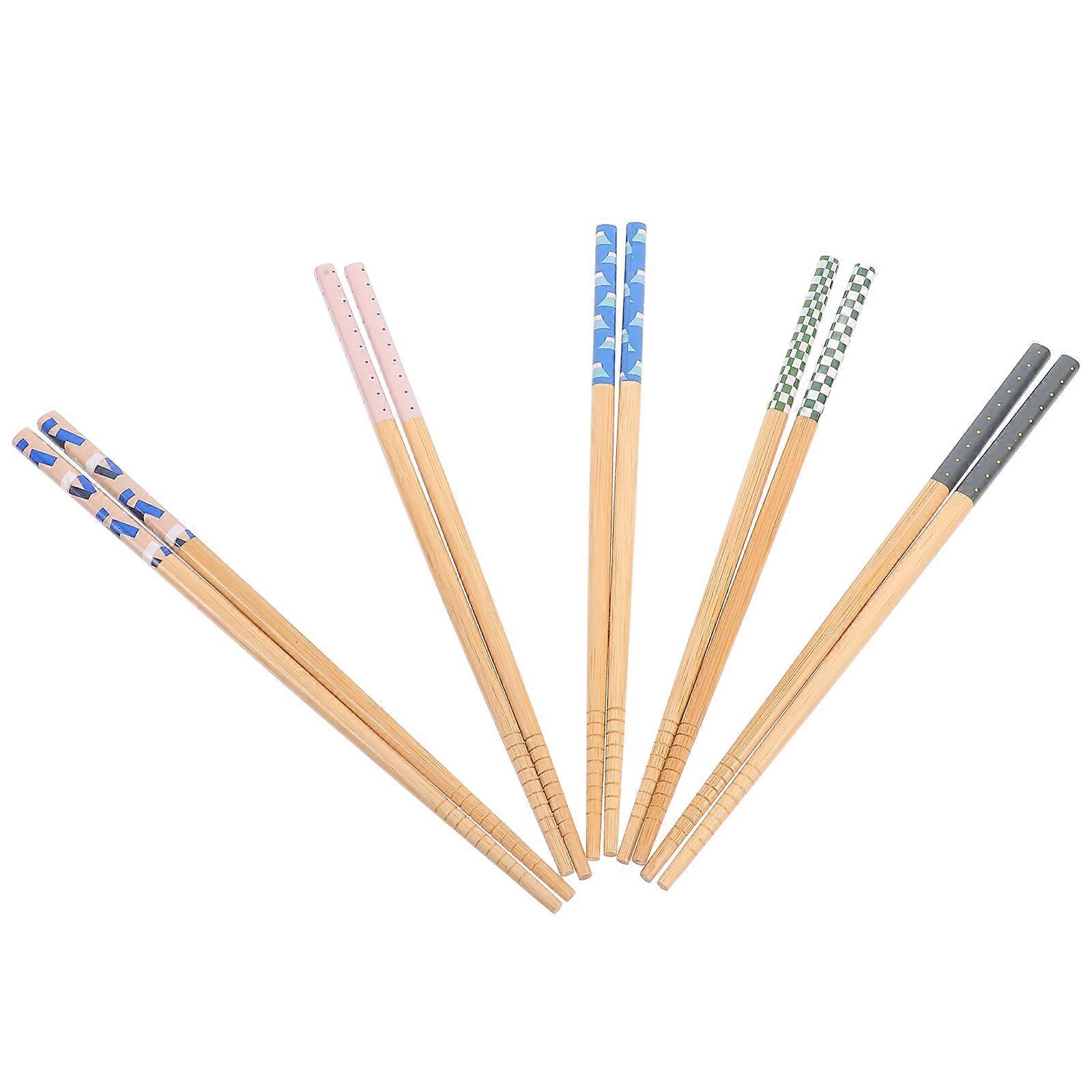 Multi-Function Chopsticks for Home Use 5Pairs Set