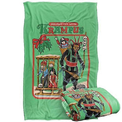 Steven Rhodes Fun With Krampus Soft Touch Blanket