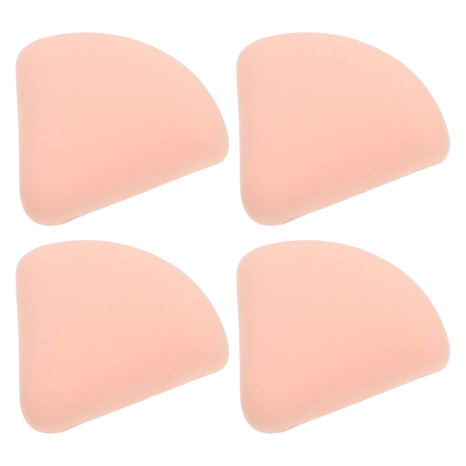 Makeup Triangle Powder Puff Pink for Face 4Pcs