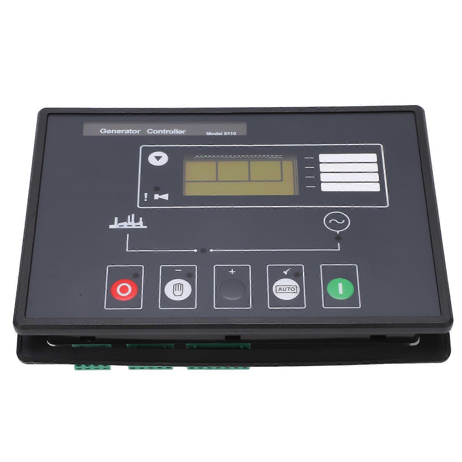 Generator Controller Automatic Start Emergency Shutdown IP65 LCD Display Generator Control Panel DC8‑35V DSE5110