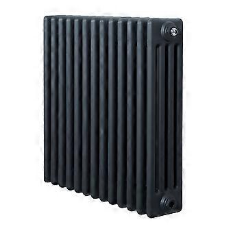 Traditional 4 Column Radiator 600mm x 605mm Modern Central Heating Heater Matt Anthracite Grey