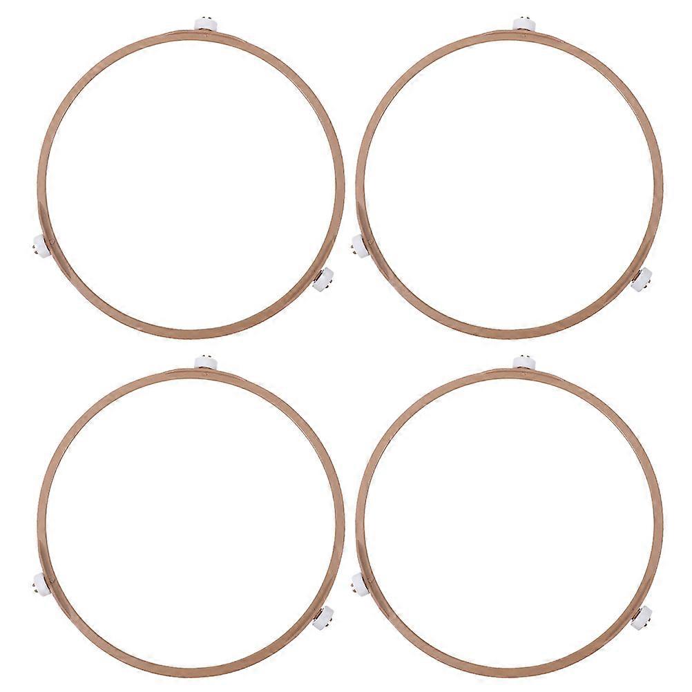 Microwave Tray Ring Holding Turntable with 4Pcs Set