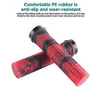 1 par de puños para manillar de bicicleta de montaña, antideslizantes, con absorción de impactos, para descenso, plegables, 22,2 mm.