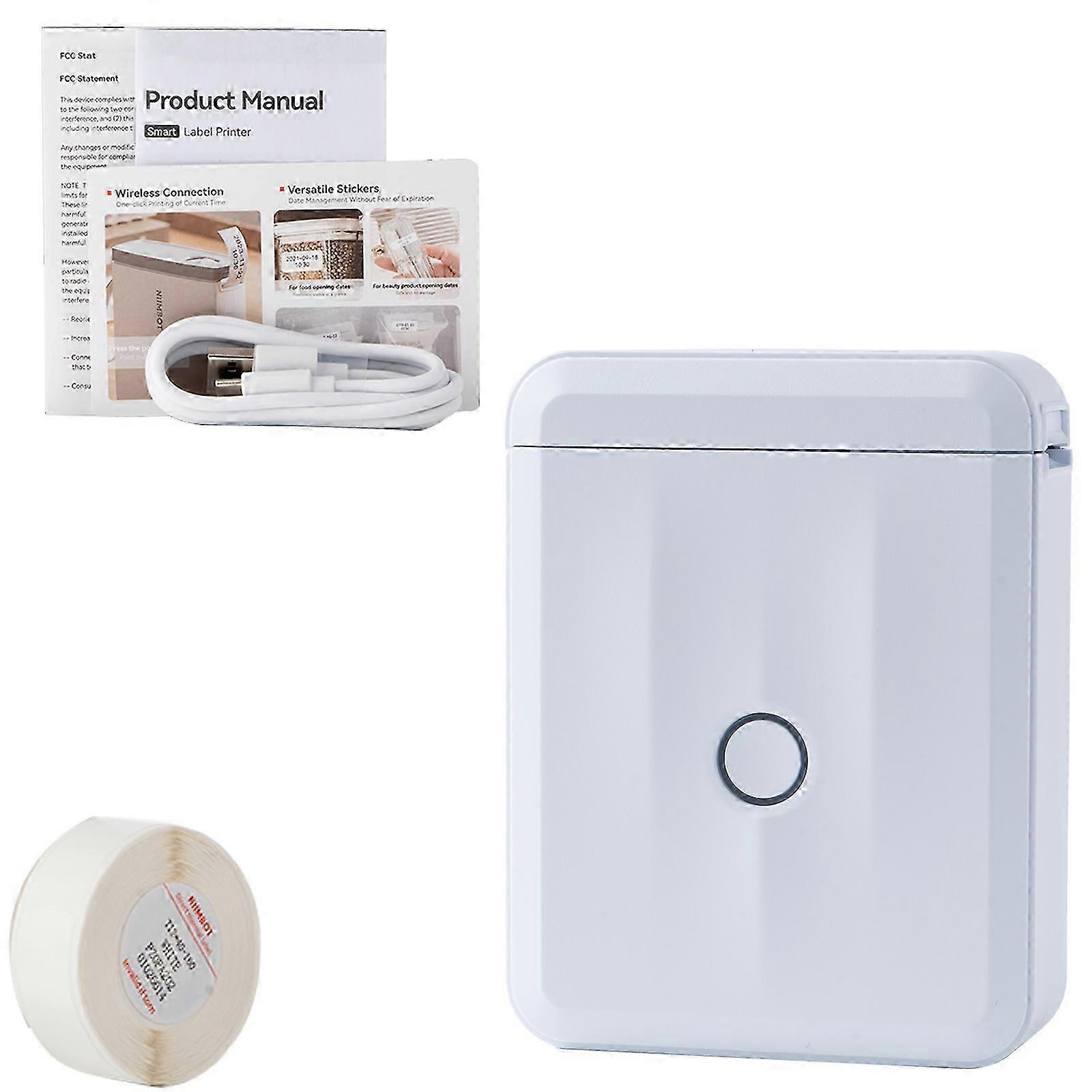 Label Maker Machine with Tape Thermal Label Makers Portable Printers Bluetooth-compatible Label Printer compatible with School