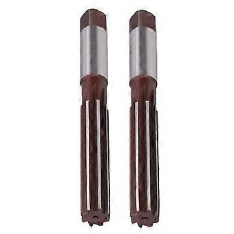 2Pcs Hand Reamer 6 Blades 3/4in 9SiCr Reaming Tool Set Kit for Plastic Wood Metal