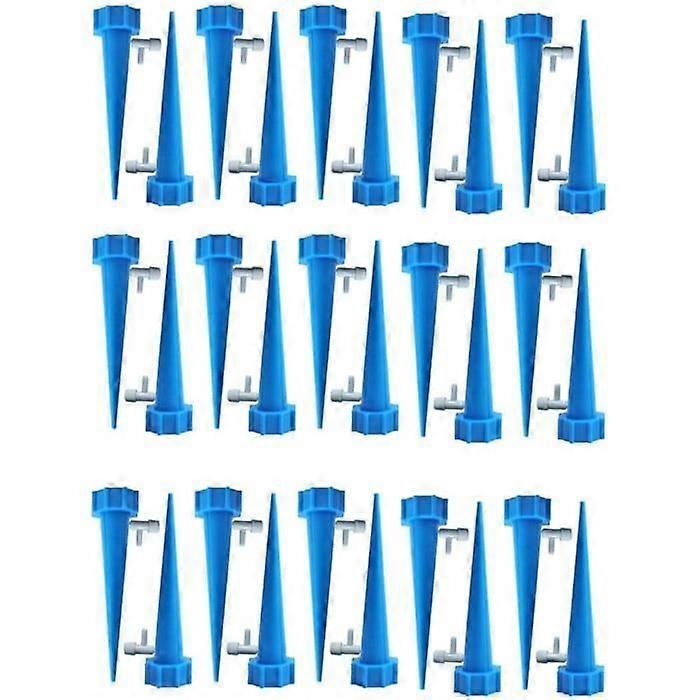 Drip Bottle - Automatic Plant Waterer - with Control Valves - Blue