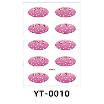 Cute Pink Heart Dot Eye Makeup Stickers, Reusable Long Lasting Eyeshadow Decal Stickers, Easy Self-Adhesive Eye Decor Stickers For Party Festival Dail