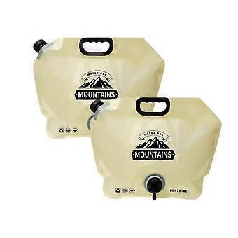 Compacte waterzak voor kamperen, ruimtebesparende waterzakken voor op reis en backpacken.