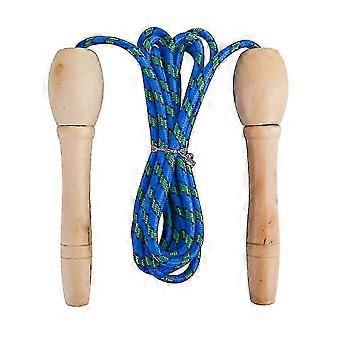 ZY6 Child Skipping Rope Wooden Handle for Exercise 4Pcs Jump Rope Fitness Equipment