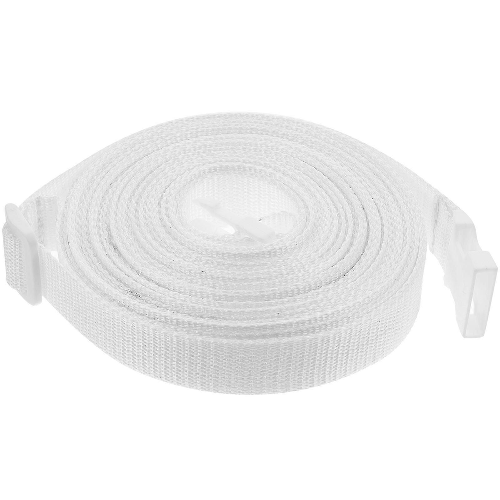 Twin Bed Connector Strap | Adjustable Mattress Secure Strap | White