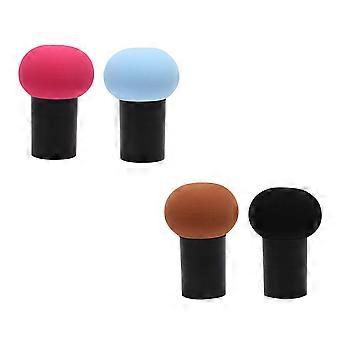 Assorted Color Facial Powder Puff for Home 4Pcs Mushroom Makeup