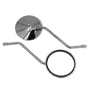 1 Pair Motorcycle Scooter Mirrors Universal Motorbike Rear View