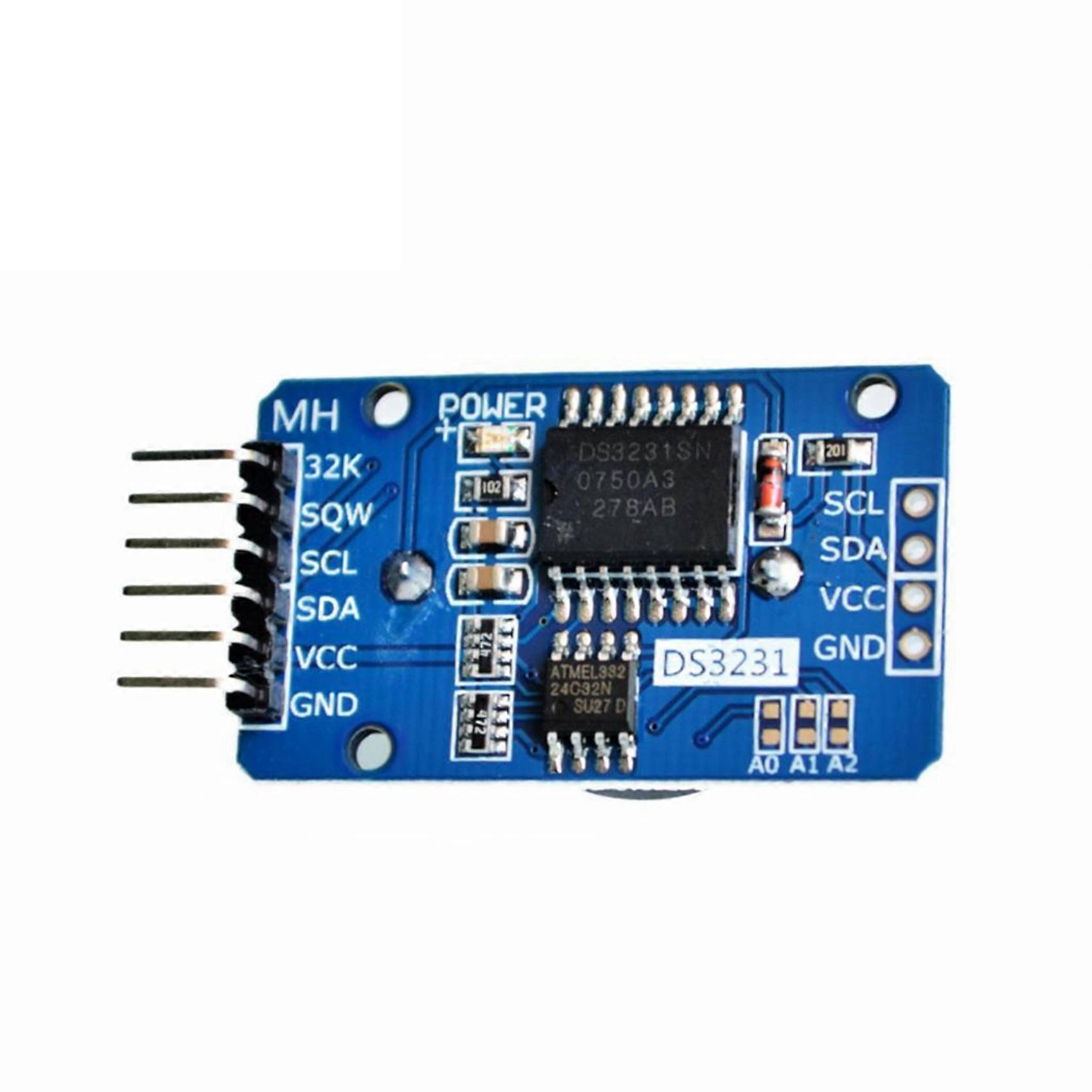 4X DS3231 AT24C32 IIC Module Precision Clock Module Memory 3.3V/5V Temperature Sensor Portable Module