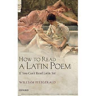 How To Read A Latin Poem If You Can't Read Latin Yet - William Fitzgerald - Hardcover - English Book - History
