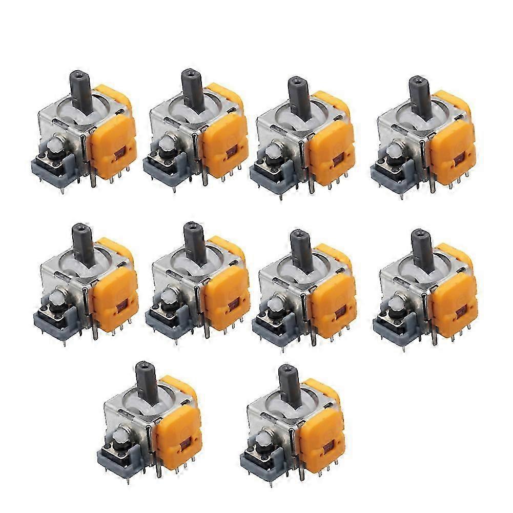 10Pcs Hall Electromagnetic Joystick for Console Hall Joystick Sensor Module Potentiometer