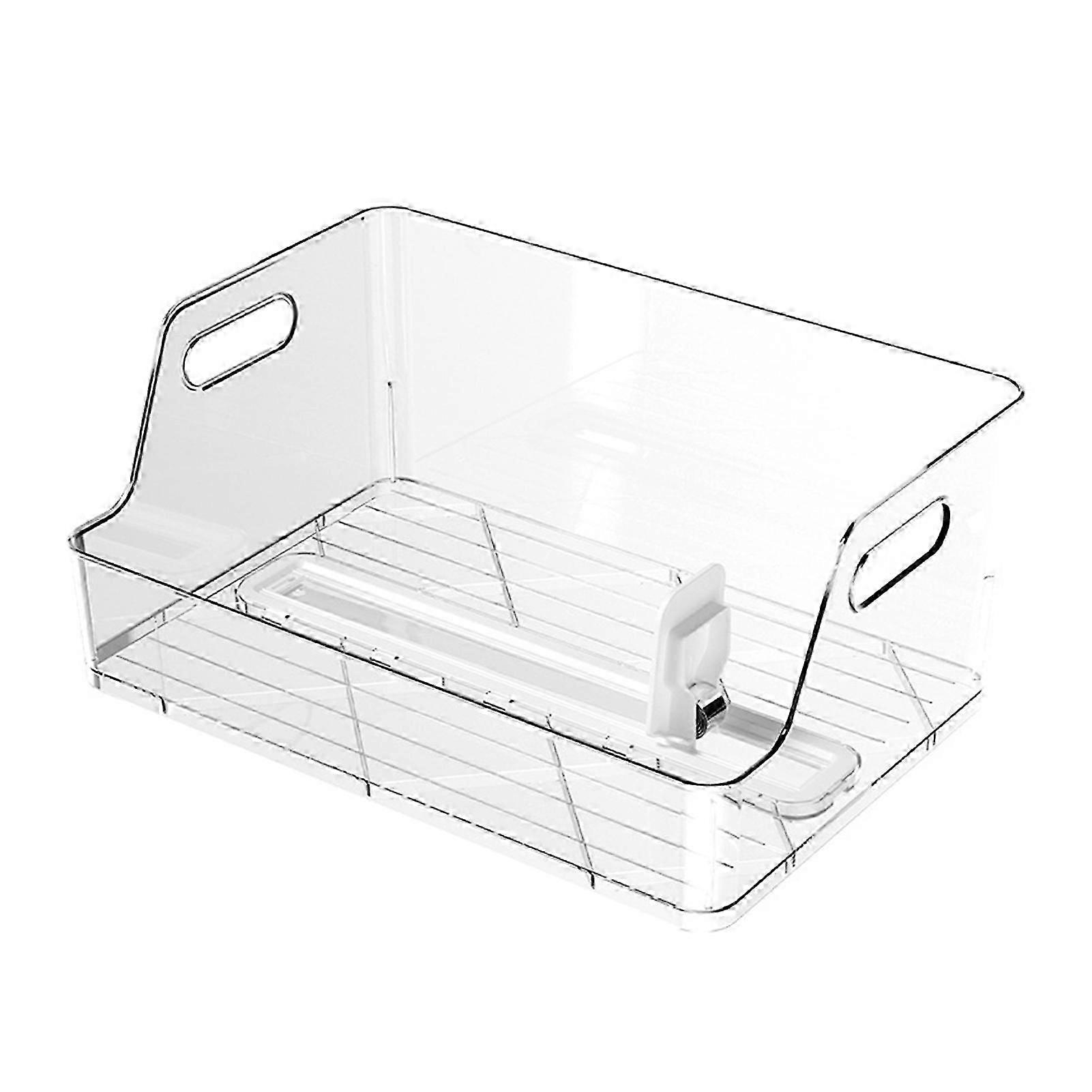 Transparent PET Bookend with Slide Lock