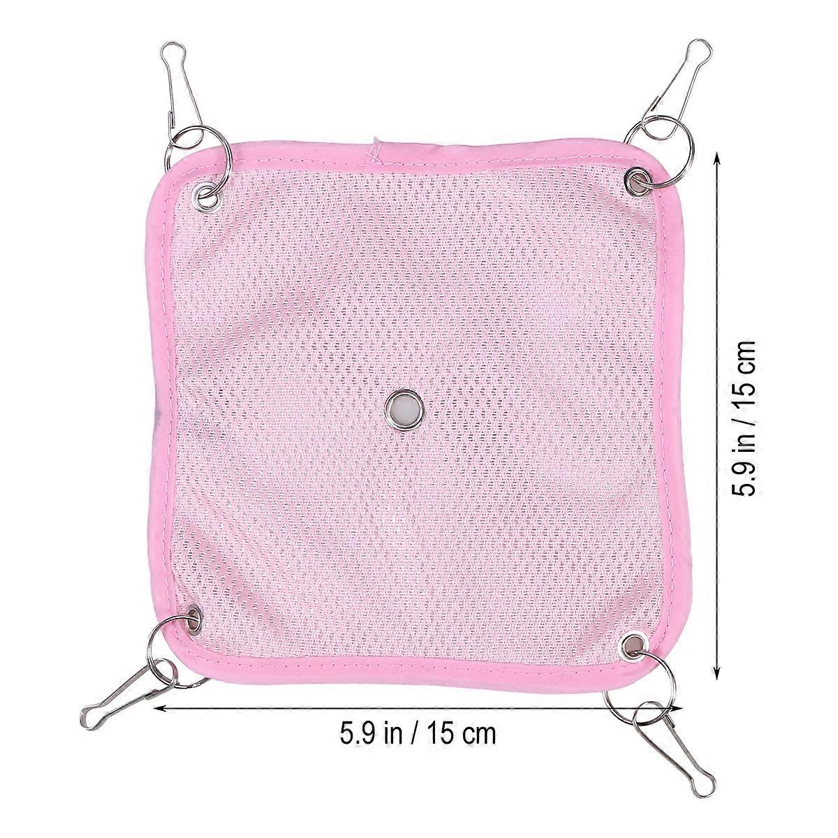 Pet Hammock Bed Breathable Mesh for Hamster 2Pcs Assorted Color