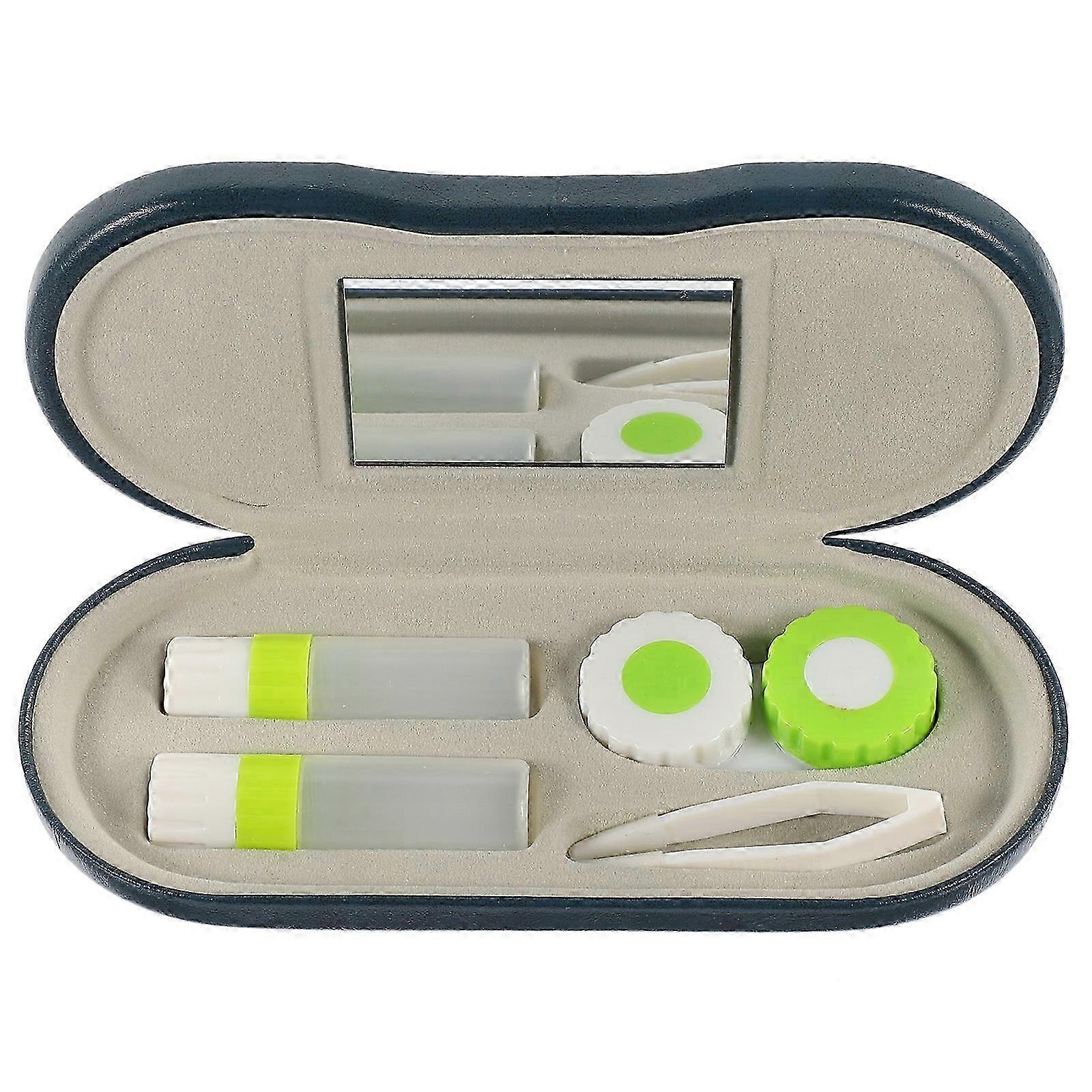 Durable Outdoor Eyeglass Case featuring PU Material for 2Sets -Lens Use