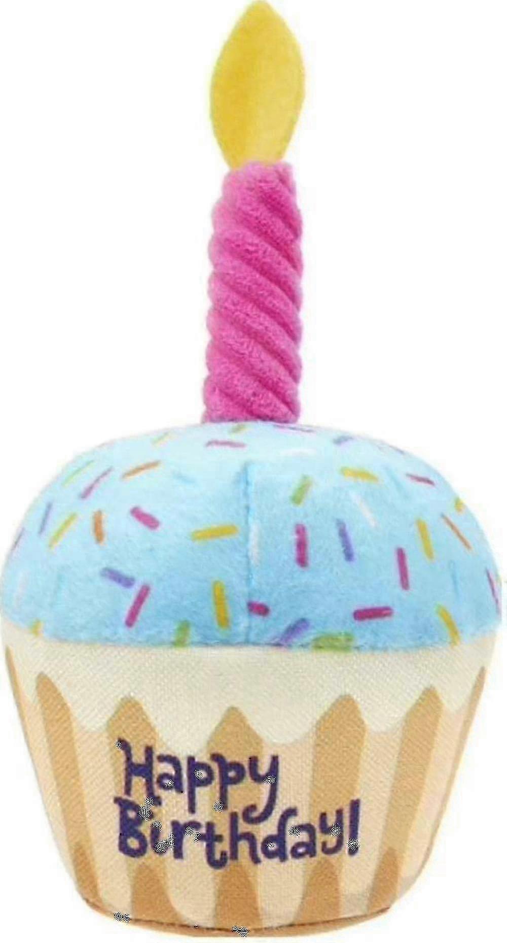 Squeaky Cake-Shaped Plush Toy