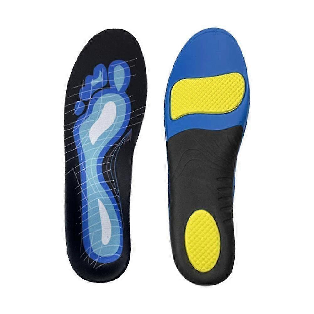 Structured Breathable EVA Insoles with Arch Wall Support