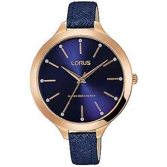 Lorus woman Quartz Analog Woman Watch with Cowskin Bracelet RG202LX9