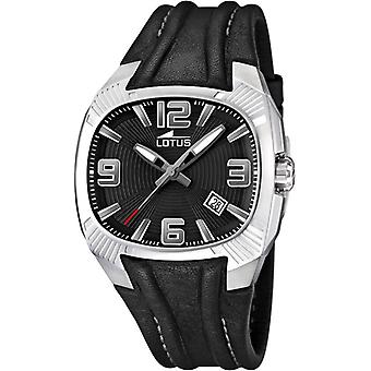 Lotus Doom Quarz Analog Man Uhr mit Kuhfell Armband L15759/6