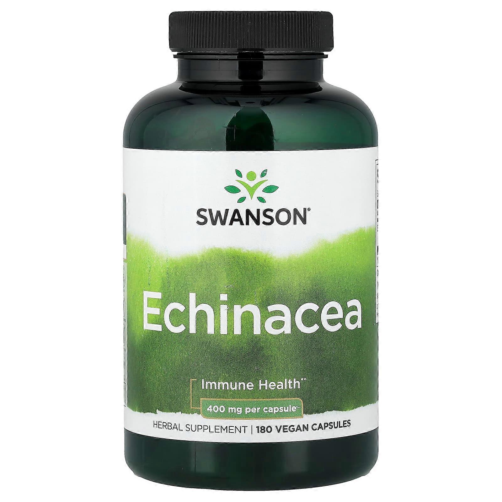 Swanson, Echinacea, 400 mg, 180 Capsules