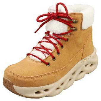 Skechers Go Swirl Tech Womens Fashion Boots in Chestnut