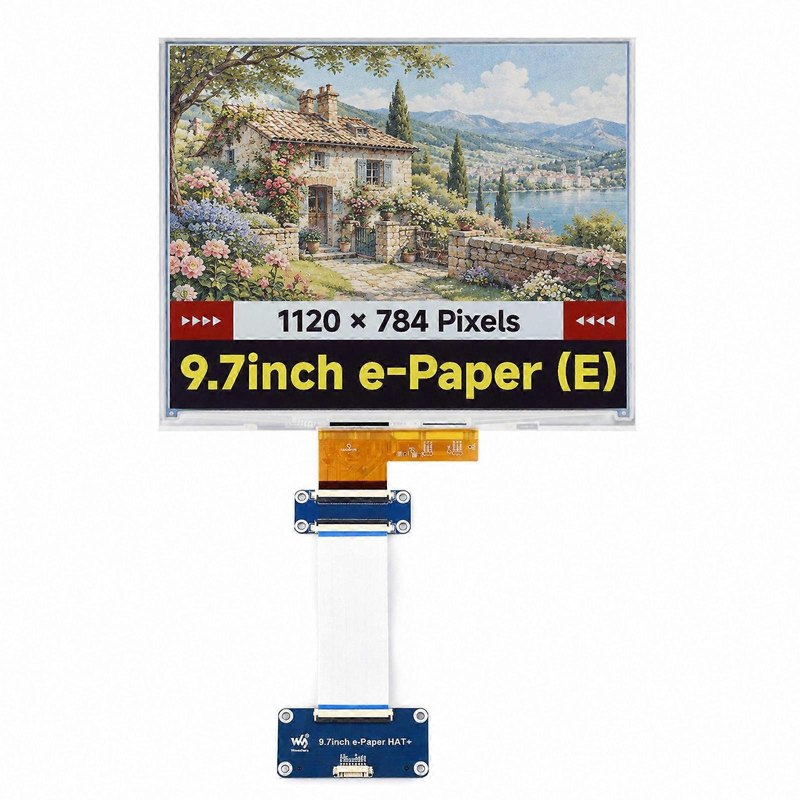 WAVESHARE 9.7inch E Ink E6 Display With Driver HAT