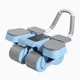 Ab Wheel, Elbow Support, Four-Wheel, Auto Recoil, Home Gym Tool