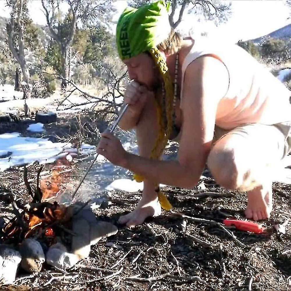 2pcs Outdoor Camping Portable Retractable Fire Tube