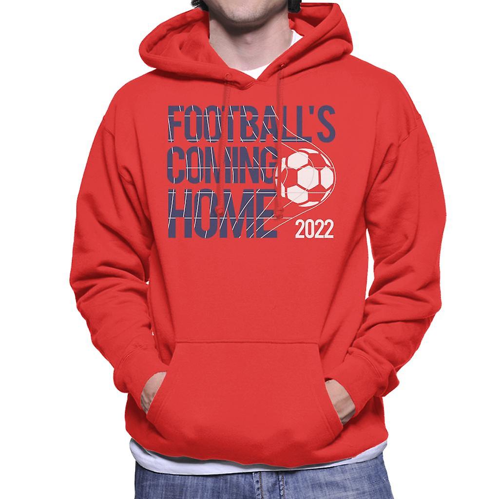 Football's Coming Home Back Of The Net Felpa con cappuccio da uomo