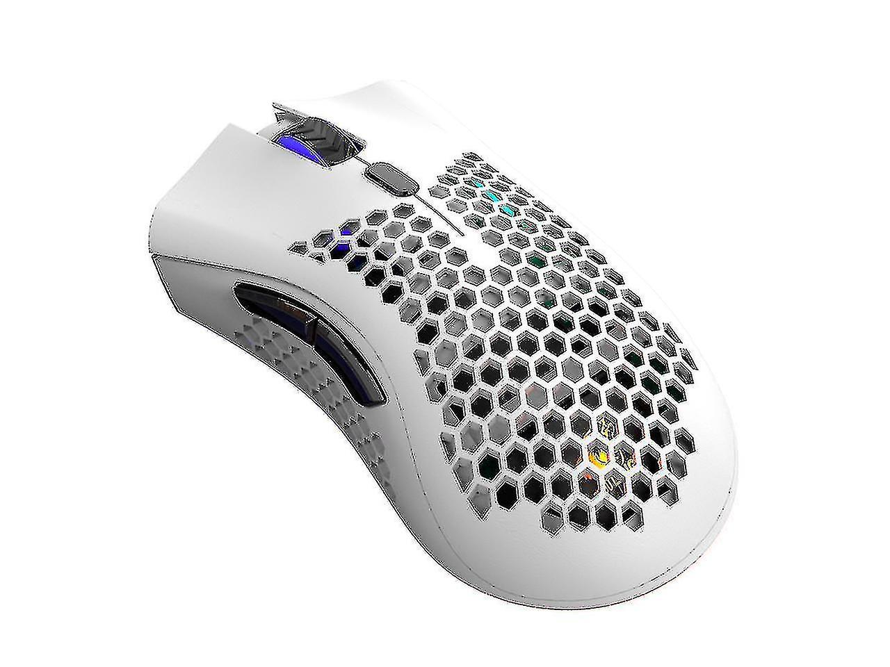 X3 Gaming Wireless Mouse Rgb Dual-mode Gaming Mechanical Macro Computer Notebook Mouse Stone White