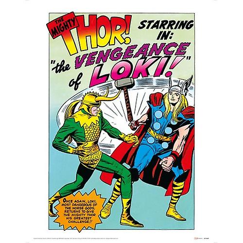 Marvel Vengenance Of Loki Comic Print