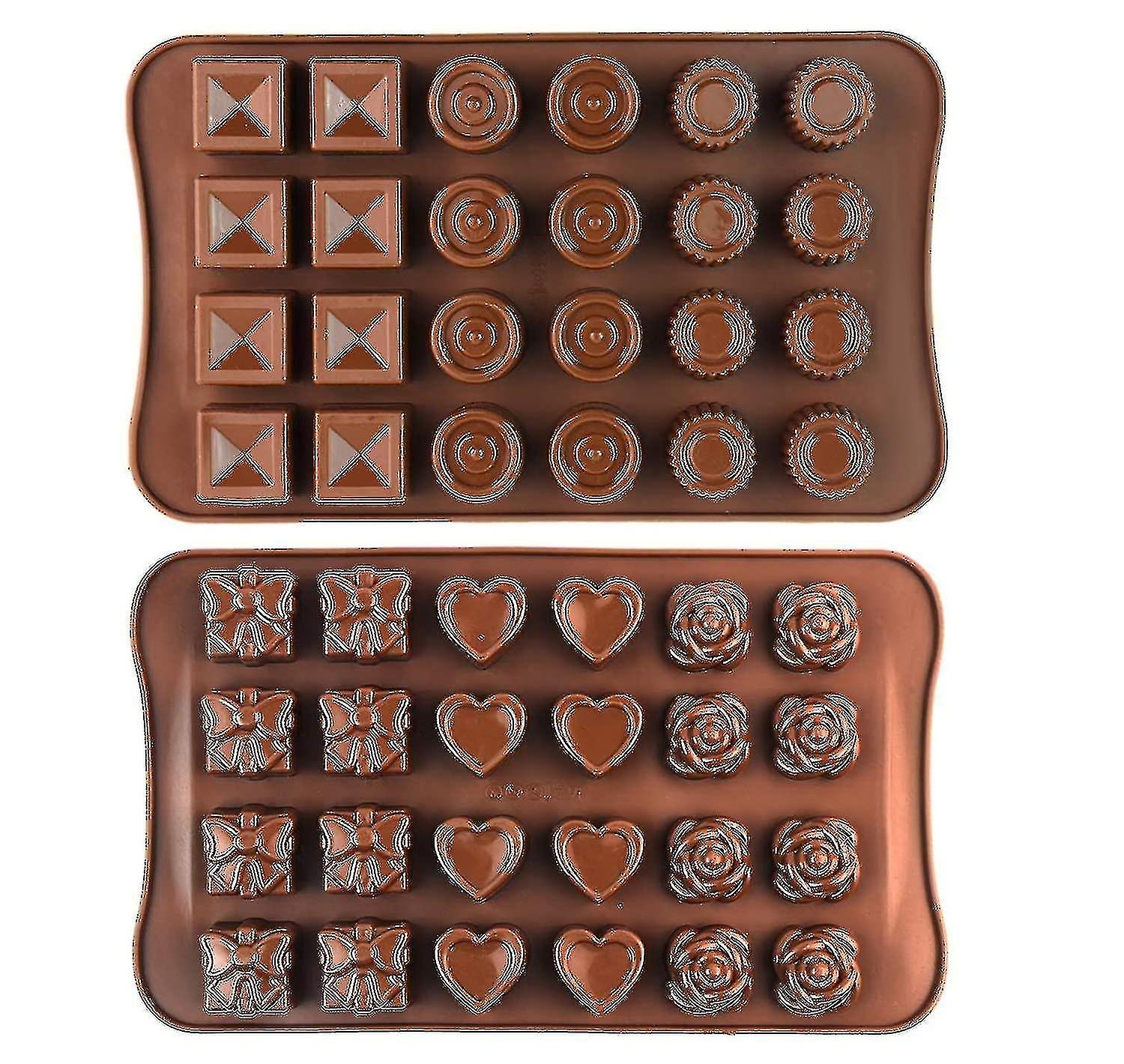 Silicone Chocolate Moulds 2pcs